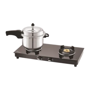 Rally Glass Top Smart Cook 2 Burner LPG Stove