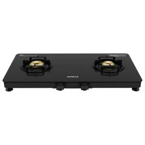 Havells Calore Toughened Glass Top 2 Burner Manual Gas Stove